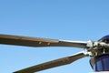 Close Up Of Helicopter Rotor Blades Royalty Free Stock Photo