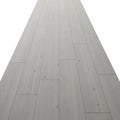 Light Gray Wood Plank Floor Perspective with White Background wood floor flooring Royalty Free Stock Photo