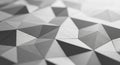 Abstract Geometric Pattern of Intersecting Triangles in Shades of Gray background black and white Royalty Free Stock Photo