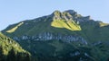 Close-up of the highest peak of the Belianske Tatras - Hawran (Havran) in the morning Royalty Free Stock Photo