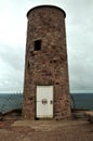 Close-Up Of The Historic Lighthouse At The Coast Of Cap Frehel Bretagne France