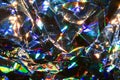 Close Up holographic Background for Tech or Festive Shine