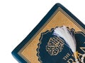 Close-up of holy Quran book for Muslims Royalty Free Stock Photo