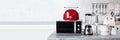 Home Appliance On Kitchen Worktop Royalty Free Stock Photo