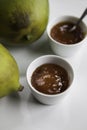 Close-up of homemade mango chutney