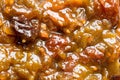 Close up homemade tomato chutney Royalty Free Stock Photo