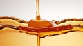 Close-up of Honey Dripping - Minimalistic and Clean Image AI Generated