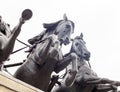 Close-up of the Horse Chariot on top of Wellington Arch