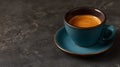 Close Up Of A Hot Cup Of Coffee On A Dark Surface Royalty Free Stock Photo