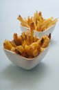 Close up of hot french fries Royalty Free Stock Photo