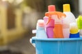 Close up of house cleaning product Royalty Free Stock Photo