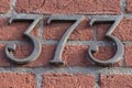 Close Up House Number 373 At Amsterdam The Netherlands 8-2-2022