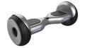 Close up of hoverboard, dual wheel self balancing electric smart mini Scooter, painted grey metallic . 3d rendering of