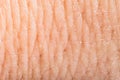 Close up human skin. Macro epidermis Royalty Free Stock Photo