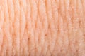 Close up human skin. Macro epidermis Royalty Free Stock Photo