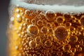 Close up of ice cold glass of beer Royalty Free Stock Photo