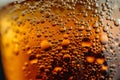 Close up of ice cold glass of beer Royalty Free Stock Photo