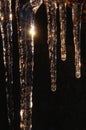 Close up of icicles, Acadia Natiional Park, ME