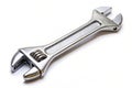 Adjustable wrench isolated on white background Royalty Free Stock Photo