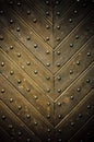 Close-up image of ancient doors Royalty Free Stock Photo