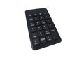 Close-up image of a black numeric keypad. Royalty Free Stock Photo