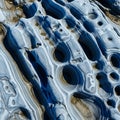 Abstract Patterns of Weathered Coastal Rock Royalty Free Stock Photo