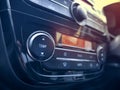 Car Audio Radio Console Royalty Free Stock Photo