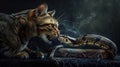 Cat and Snake Face-Off