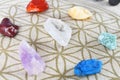 Chakra Balancing Crystals Close Up