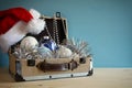 Close up Image of christmas festive decorations Royalty Free Stock Photo