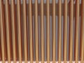 Close up image of a copper coloured radiator Royalty Free Stock Photo