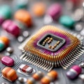 The Revolutionary Impact of CPU Technology on Cybersecurity and Artificial Intelligence Innovations Royalty Free Stock Photo