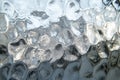 Abstract Texture of Distorted Glass with Grey and White Patterns