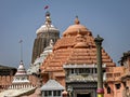 Close-up image of the entrance of famous Jagannath Puri temple in India