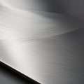 Satin Brushed Aluminum Plate With Sharp Lines - Miki Asai Style