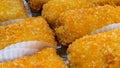 close up image of food mayonnaise risoles