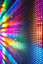 CloseUp LED blurred screen. LED soft focus background. abstract background ideal for design Royalty Free Stock Photo