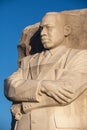 Martin Luther King Memorial Statue Washington DC Close Up Royalty Free Stock Photo