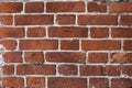 Close-up image of an old brick wall. Royalty Free Stock Photo