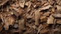 Close-up Image Of Old Wood Chips In Pile - Dusan Djukaric Style
