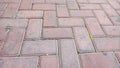 Close up image paving block Royalty Free Stock Photo
