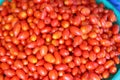Close-up image of red tomatoes Shop market, vegetable food business In the Asian food market