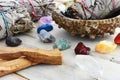 Chakra Balancing Crystals and White Sage