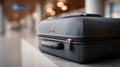 Travel, Airport, Security - Close-Up of Secured Suitcase with Lock at Modern Royalty Free Stock Photo