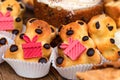 Close up bear-shaped biscuits Royalty Free Stock Photo