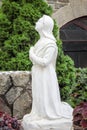 Close up image of a Shepherd Child praying to the Blessed Mother Mary, Our Lady of Fatima