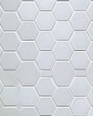 Arrangement of Off-White Hexagonal Tiles Royalty Free Stock Photo