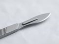 Sterile Titanium Scalpel With Clip Guide Royalty Free Stock Photo