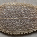 Close up image of snake skin showcasing a pattern of hexagonal and Royalty Free Stock Photo