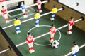 Table soccer game Royalty Free Stock Photo
